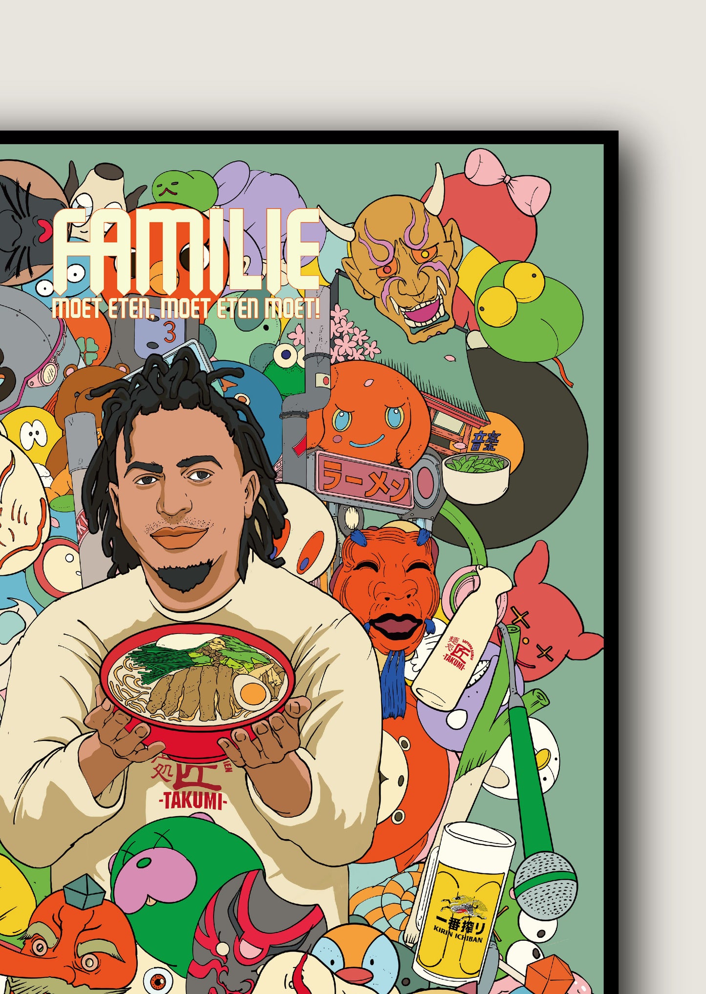 Fresku x Takumi Poster A1 formaat - Ramen