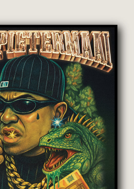 Gino Pietermaai Poster A1 formaat - Zwaar Master