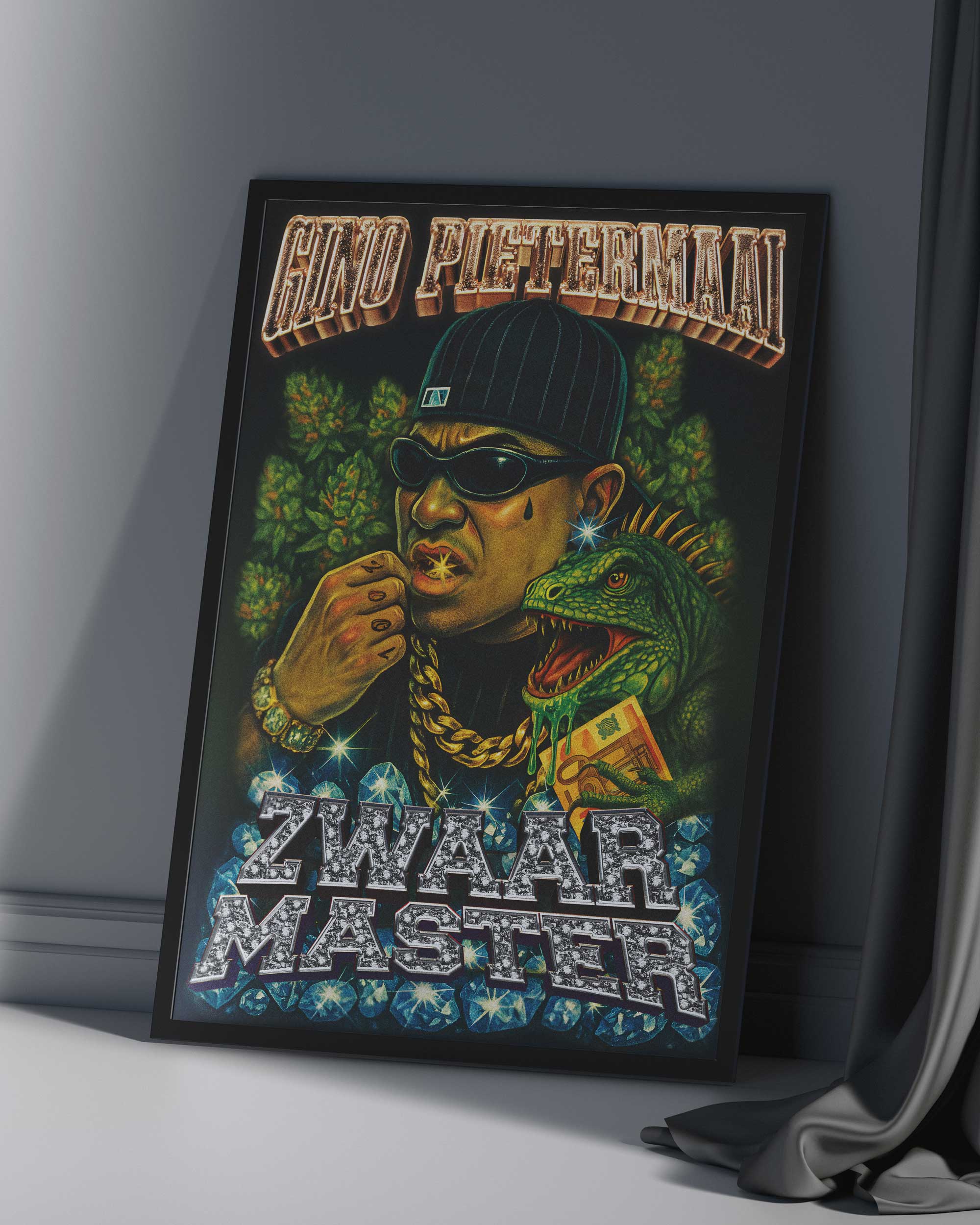 Gino Pietermaai Zwaar Master (A1 Poster), afbeelding 2