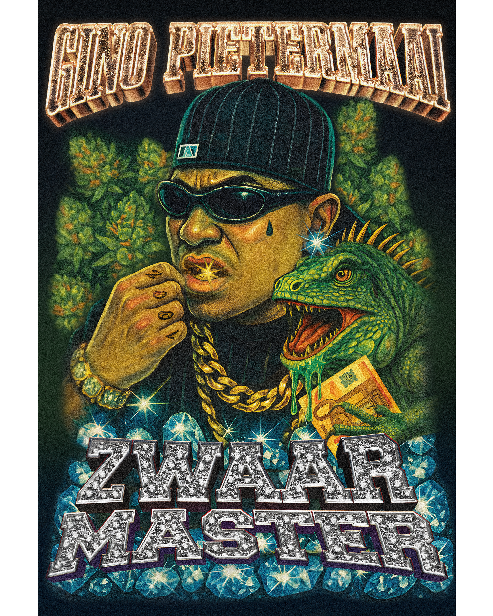 Gino Pietermaai Zwaar Master (A1 Poster), afbeelding 1