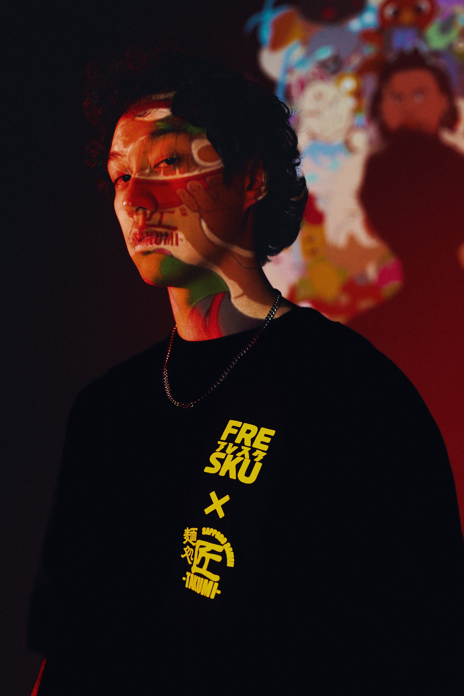 Fresku x Takumi Black T-Shirt, image 7