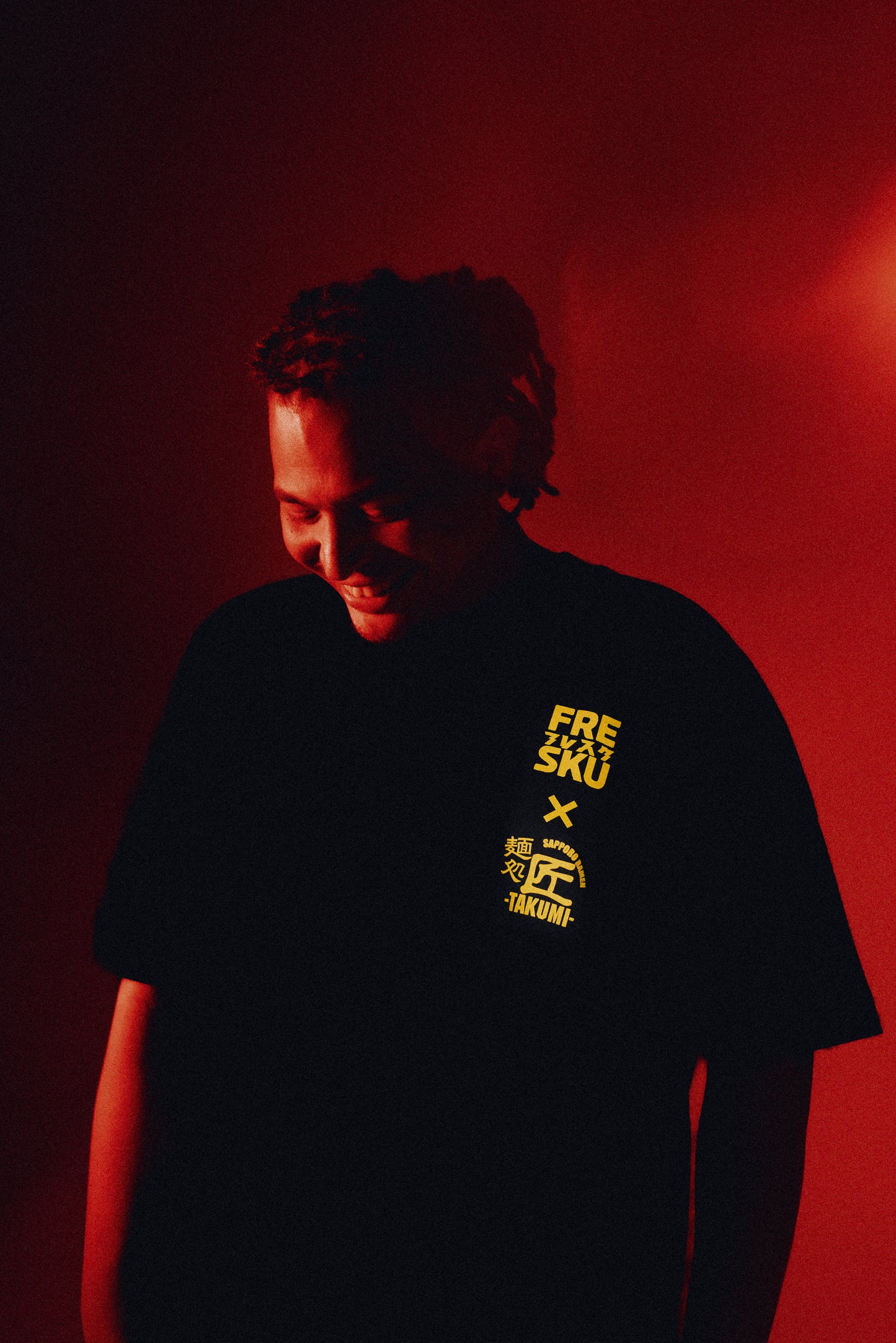 Fresku x Takumi Collaboration Black T-Shirt