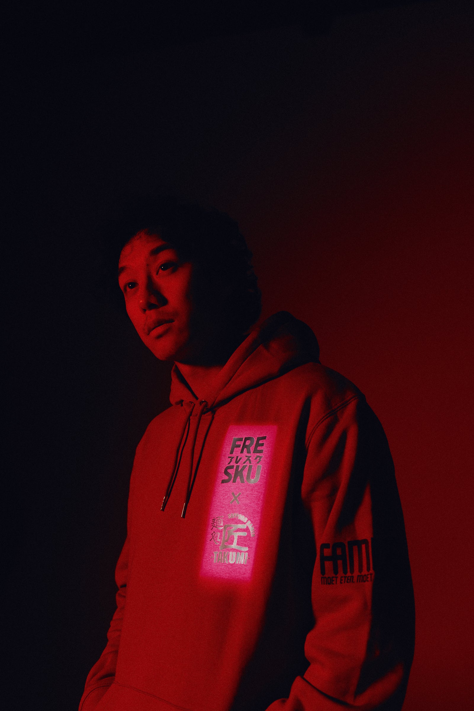 Fresku x Takumi Pink Hoodie, image 2