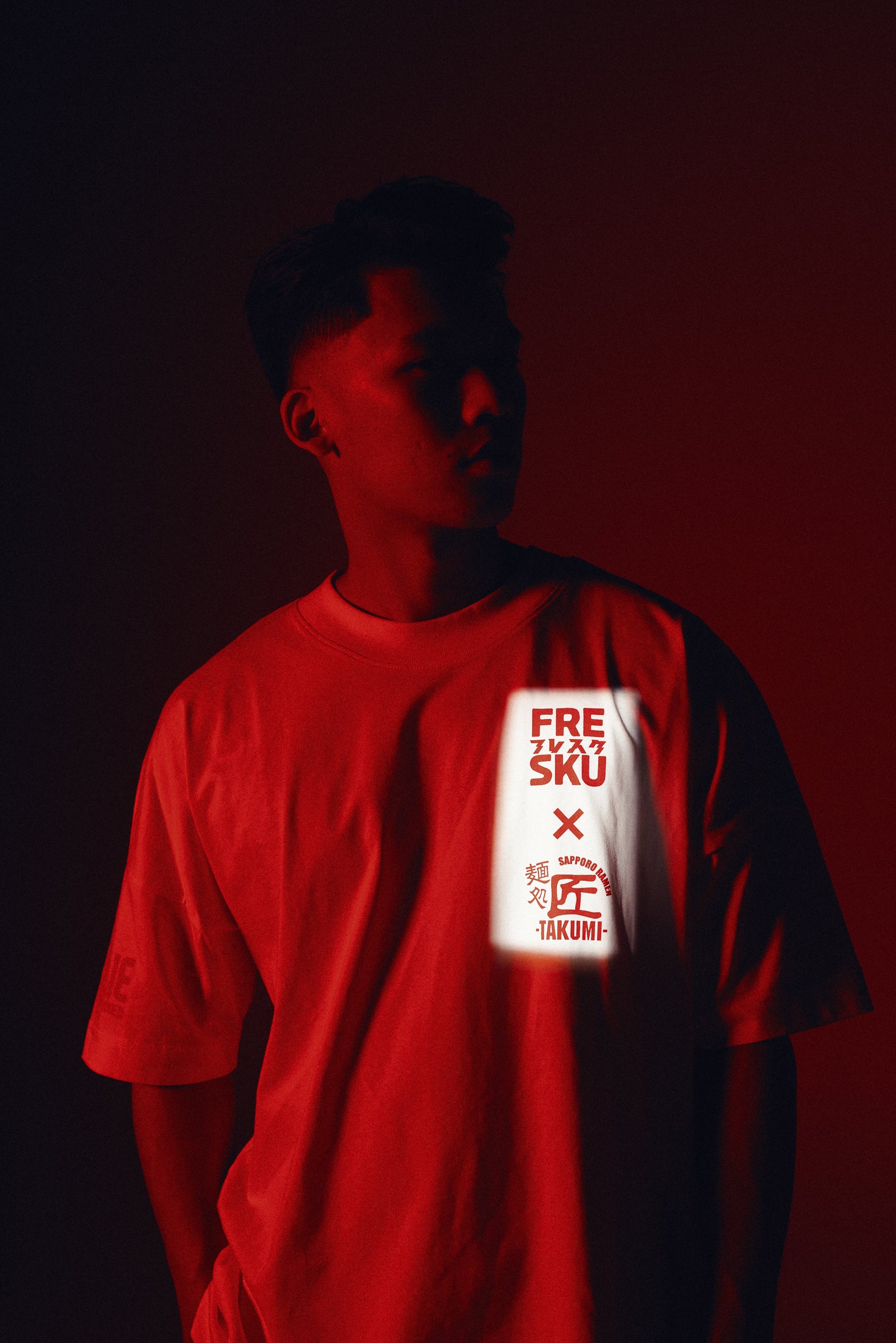 Fresku x Takumi White T-Shirt, image 2