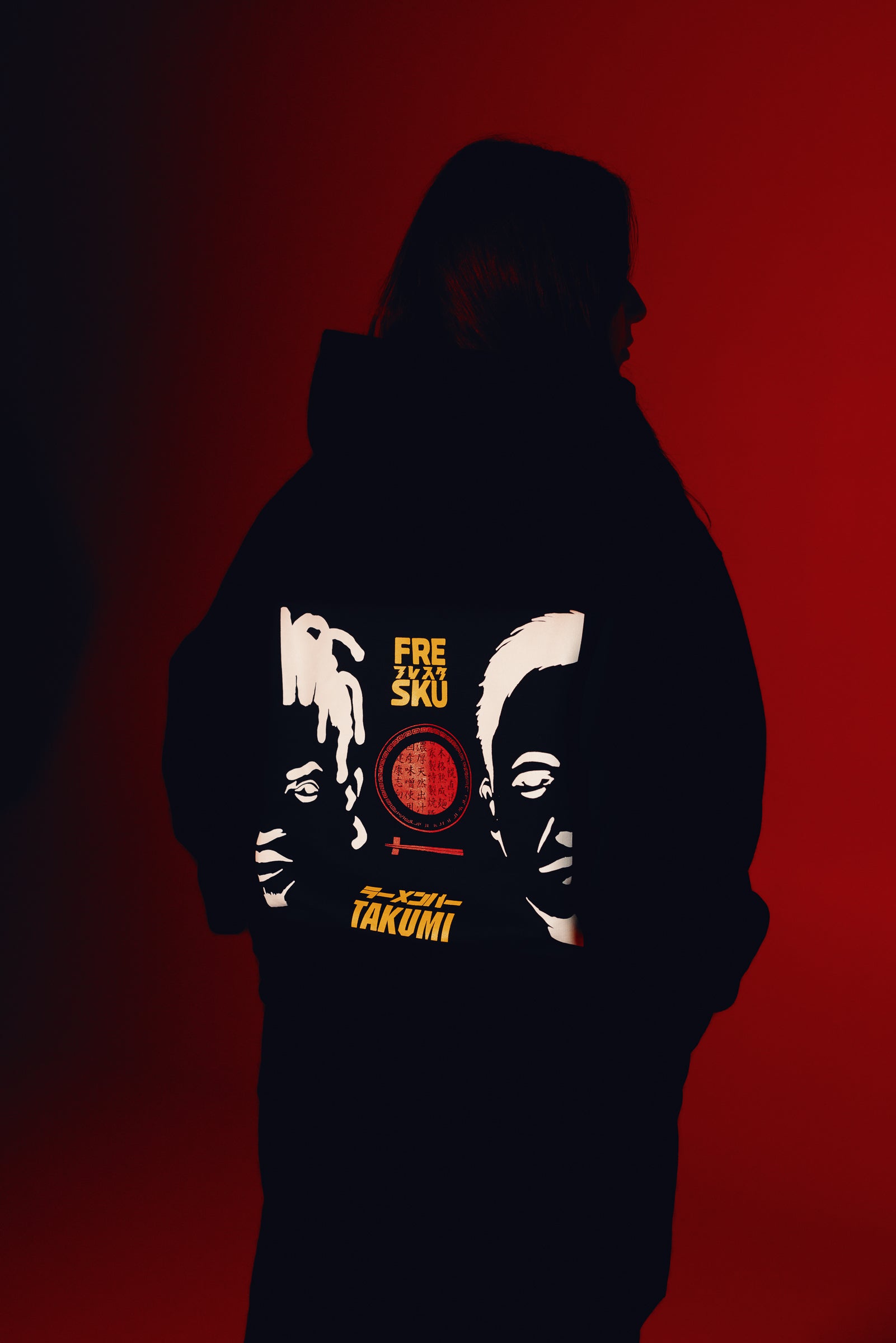 Fresku x Takumi Black Hoodie, image 2