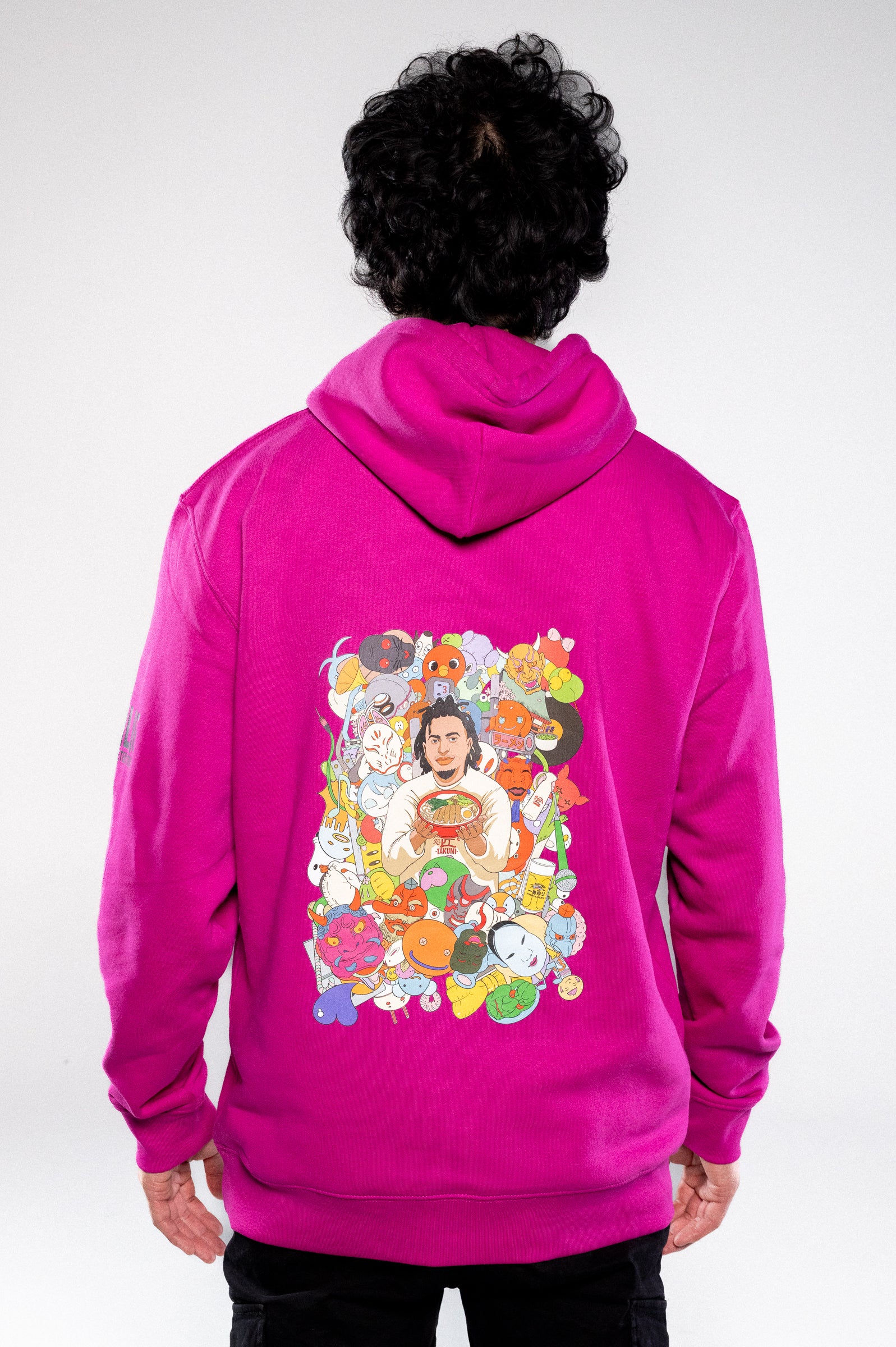Fresku x Takumi Pink Hoodie, image 3