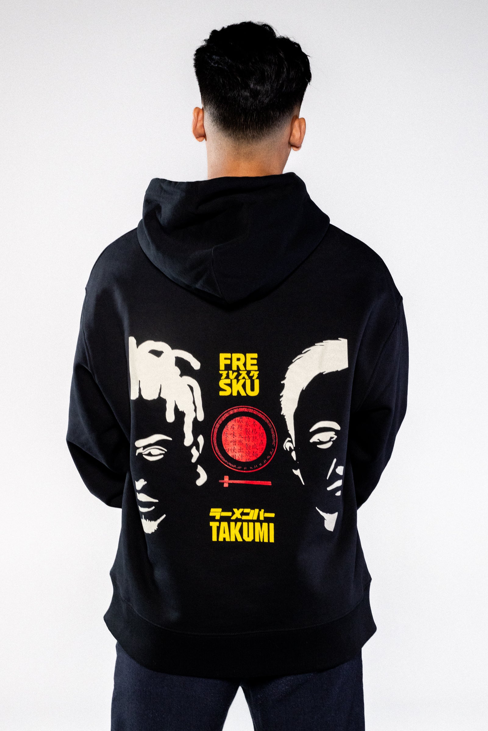 Fresku x Takumi Black Hoodie, image 5