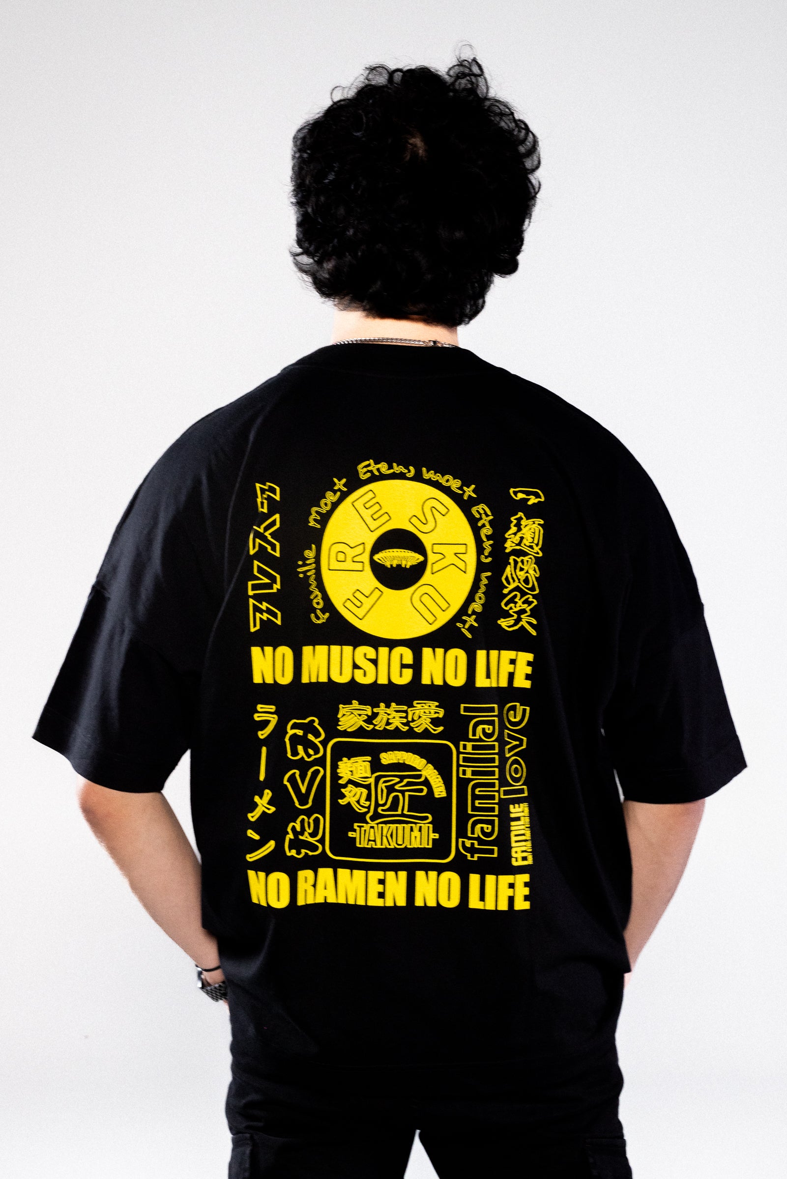 Fresku x Takumi Black T-Shirt, image 5