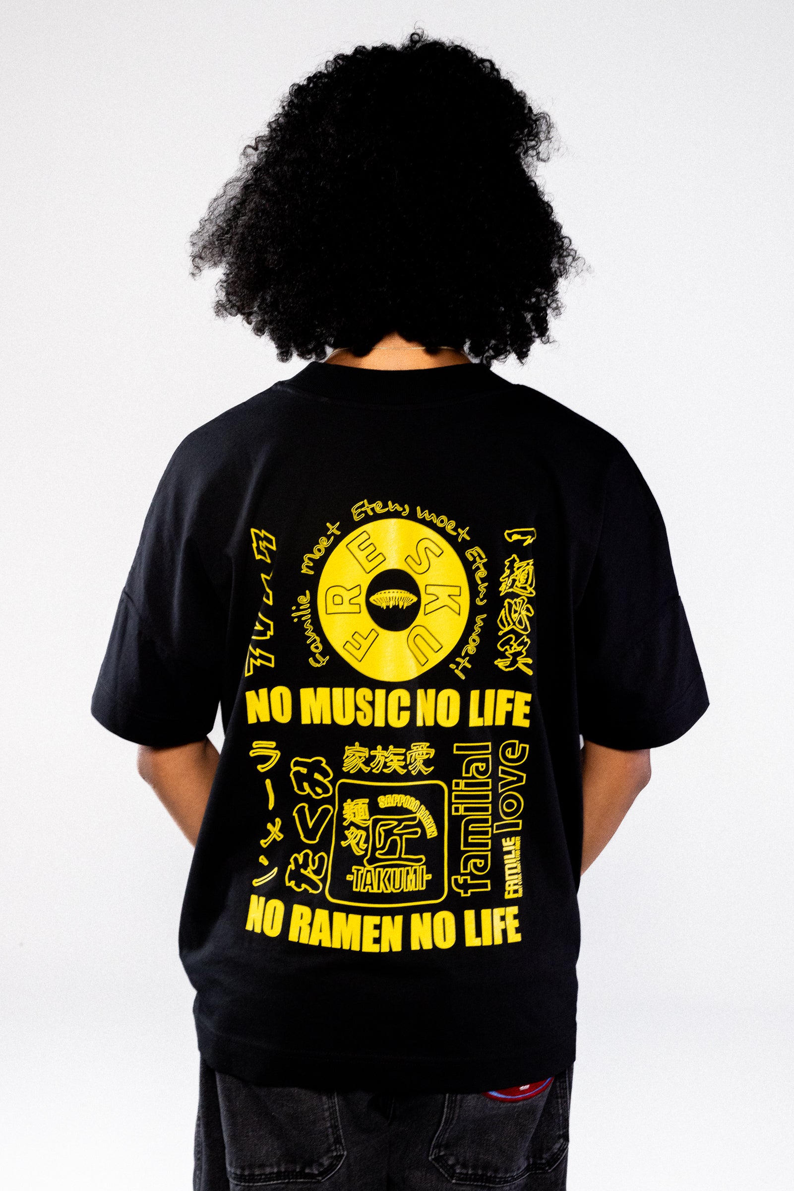 Fresku x Takumi Black T-Shirt, image 3