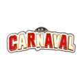 Carnaval-pin: het CARNAVAL-logo in rood, crème en goud
